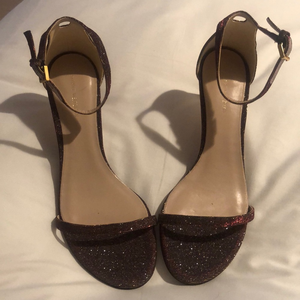 stuart weitzman sparkle pump